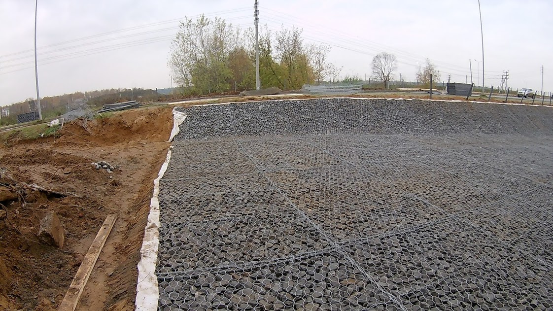 Габион матрац Рено ГСИ-М-6x2x0,23-С80-3,0-Ц